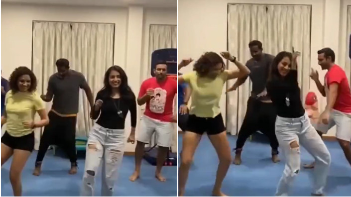 WATCH: Robin Uthappa flaunts his dance moves; gets 10/10 from Ruturaj Gaikwad