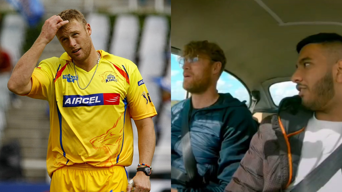 WATCH - Flintoff gets asked if he's a cricket fan; later surprises the guy with his IPL details