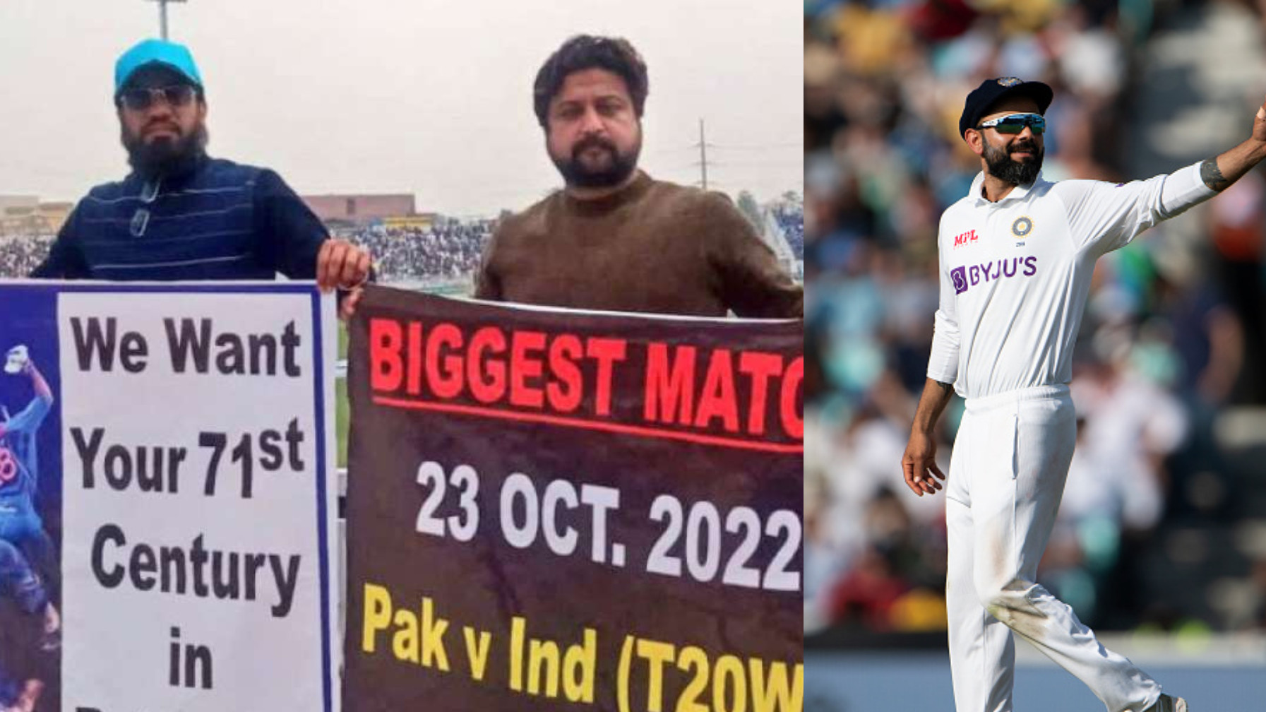 “Want your 71st century in Pakistan”- Pakistan fan requests Virat Kohli during Rawalpindi Test