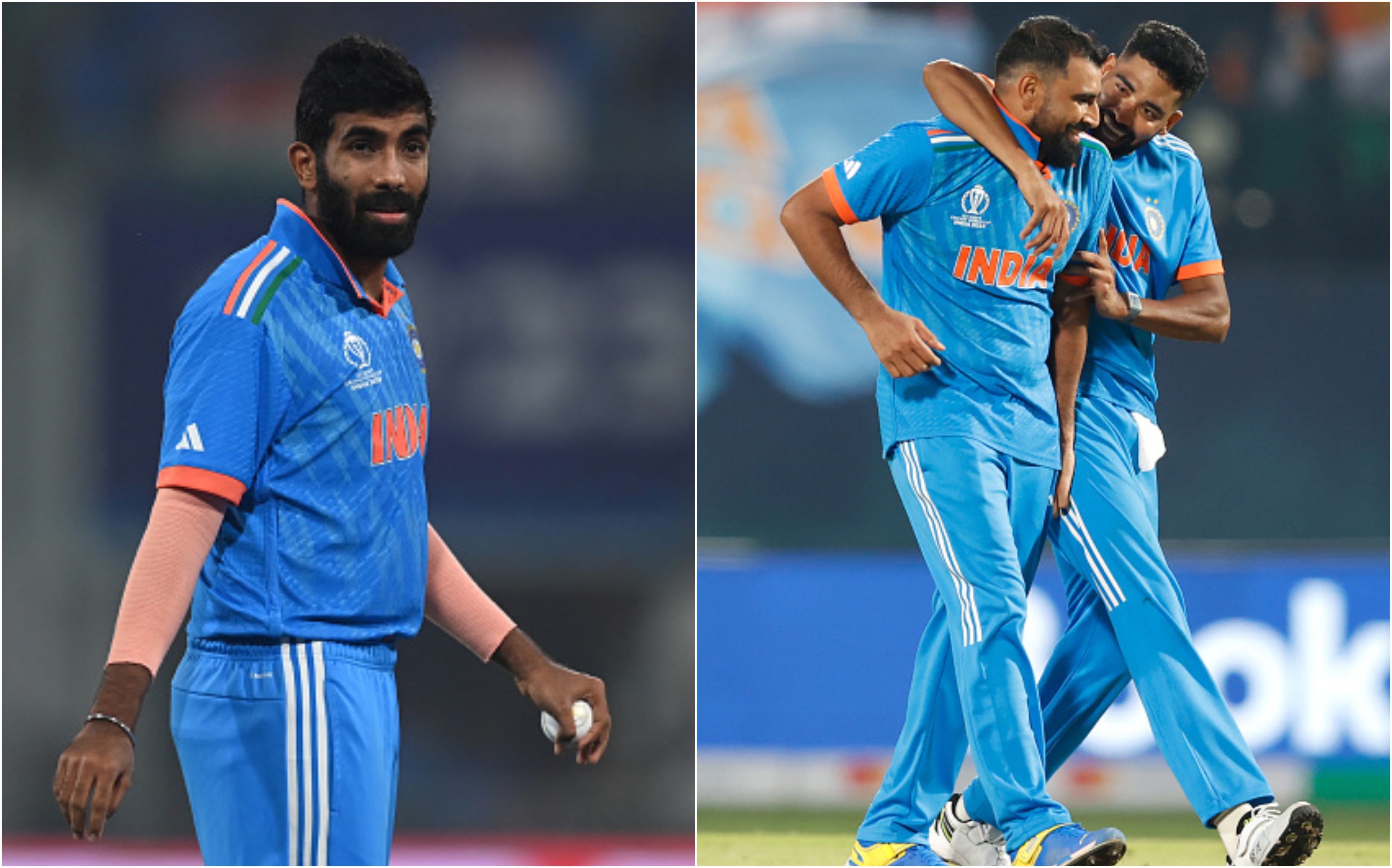 The Indian pace trio has decimated the opponents in this World Cup | Getty