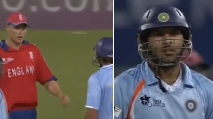 Yuvraj reveals Flintoff's words which led to him hitting Broad for six sixes in an over