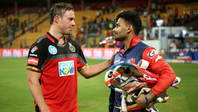 AB de Villiers and Rishabh Pant | aFP