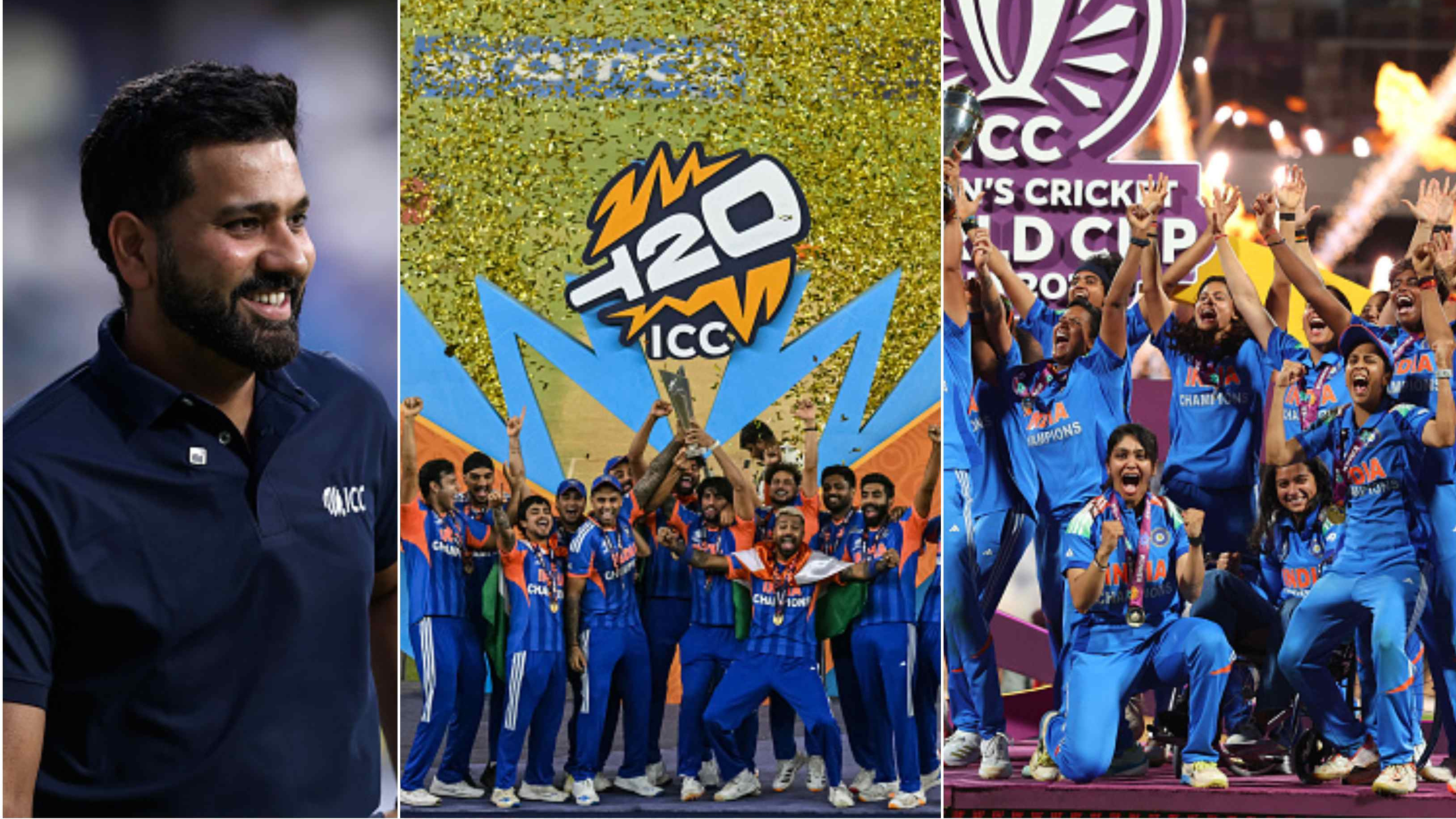 “This is just the start,” Rohit Sharma backs India's men's and women's teams to win more ICC titles