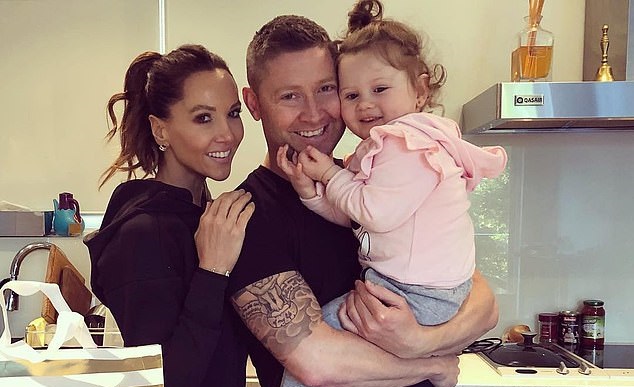 Kyly, Michael Clarke and their daughter | Instagram