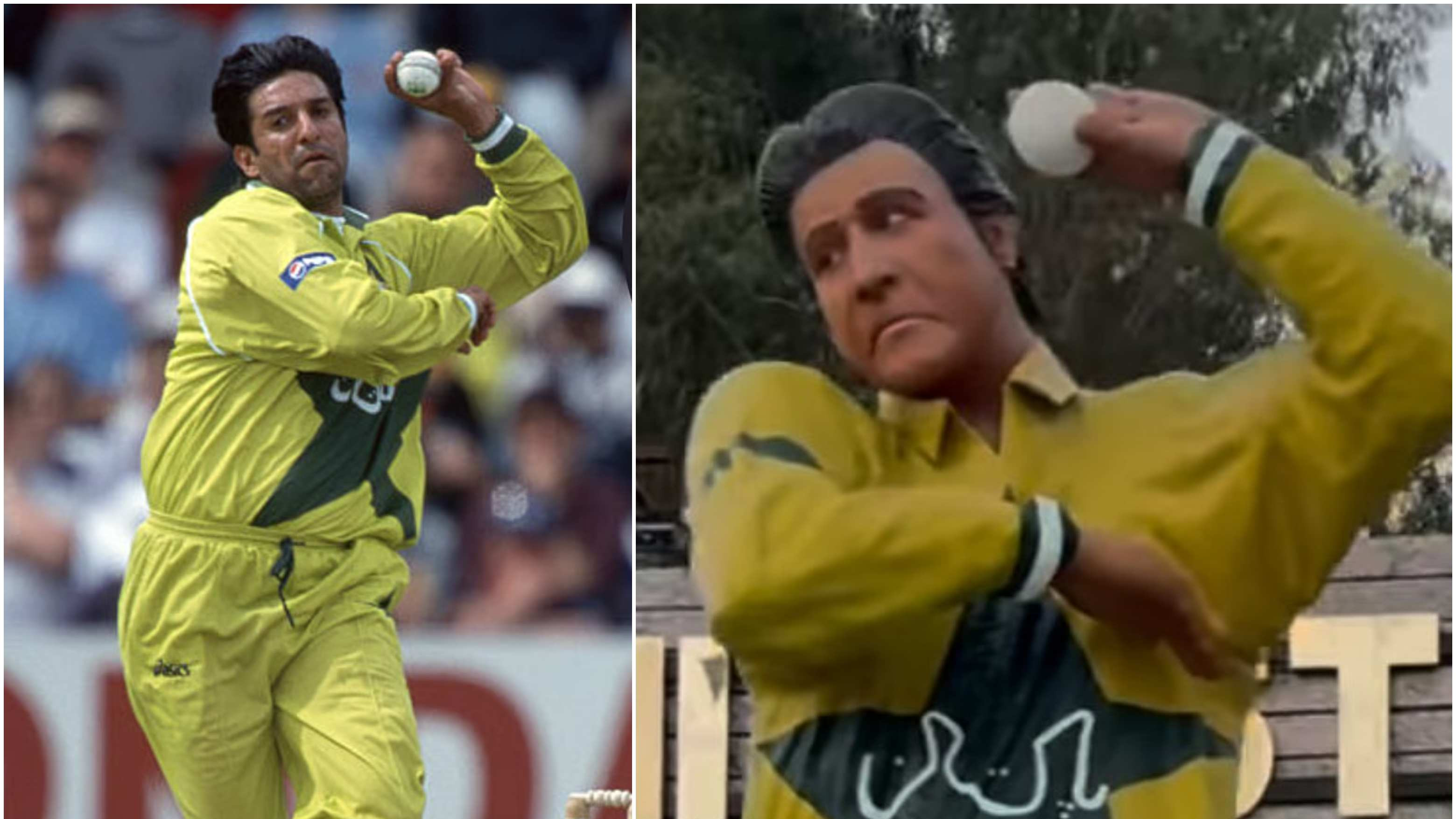 “99 World Cup ka badla liya hai”: Wasim Akram’s statue in Hyderabad ensues memes on social media