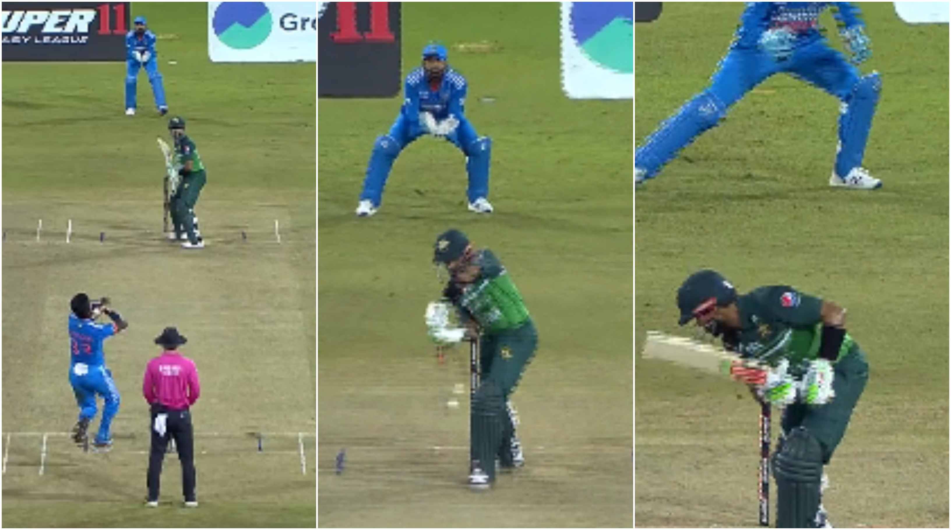 Hardik Pandya dismissed Babar Azam with a peach of a delivery | Hotstar/Screengrab