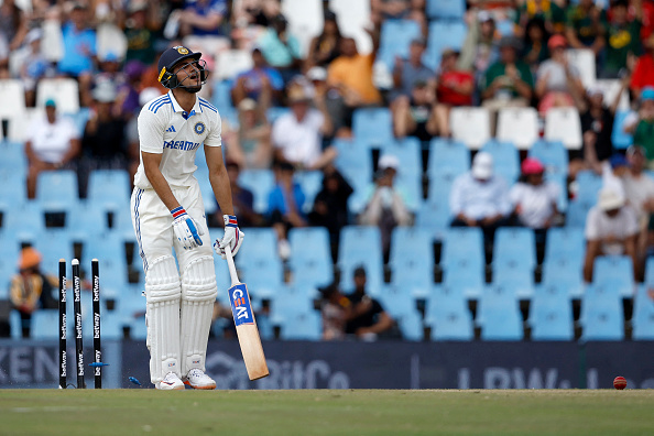 Shubman Gill scored 2 and 26 in the two innings of the Centurion Test | Getty