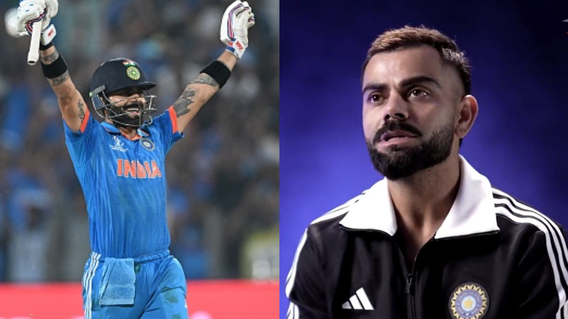 CWC 2023: WATCH- “My motto is to chase betterment everyday”- Virat Kohli discusses his philosophy for excellence