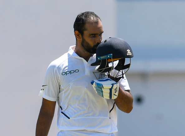 Vihari celebrates his maiden Test ton | Getty Images
