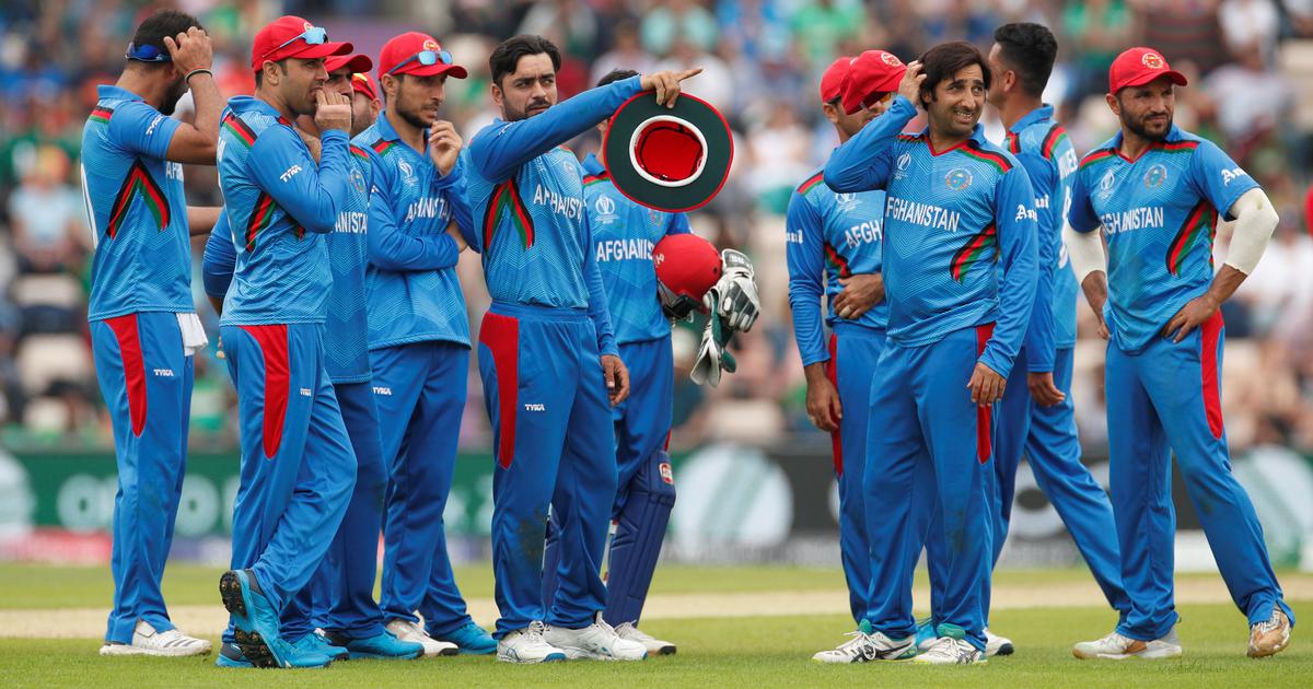 Afghanistan team during World Cup 2019