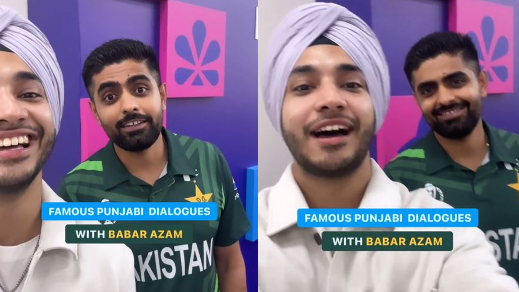 WATCH- Pakistan captain Babar Azam nails Indian Punjabi movie dialogues in viral video