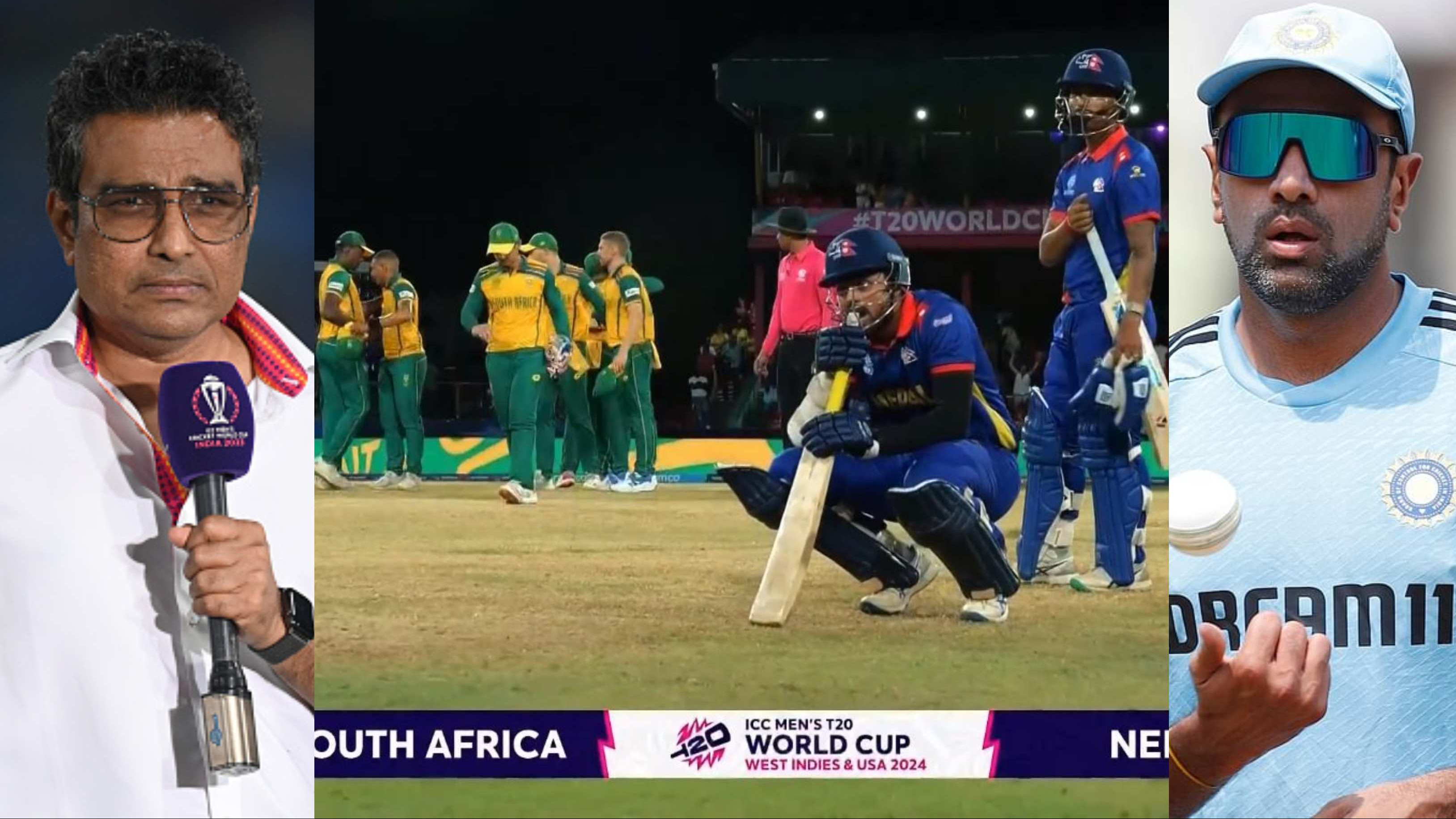 WATCH: Nepal fall agonisingly short of a historic win over South Africa on last ball; Cricket fraternity reacts