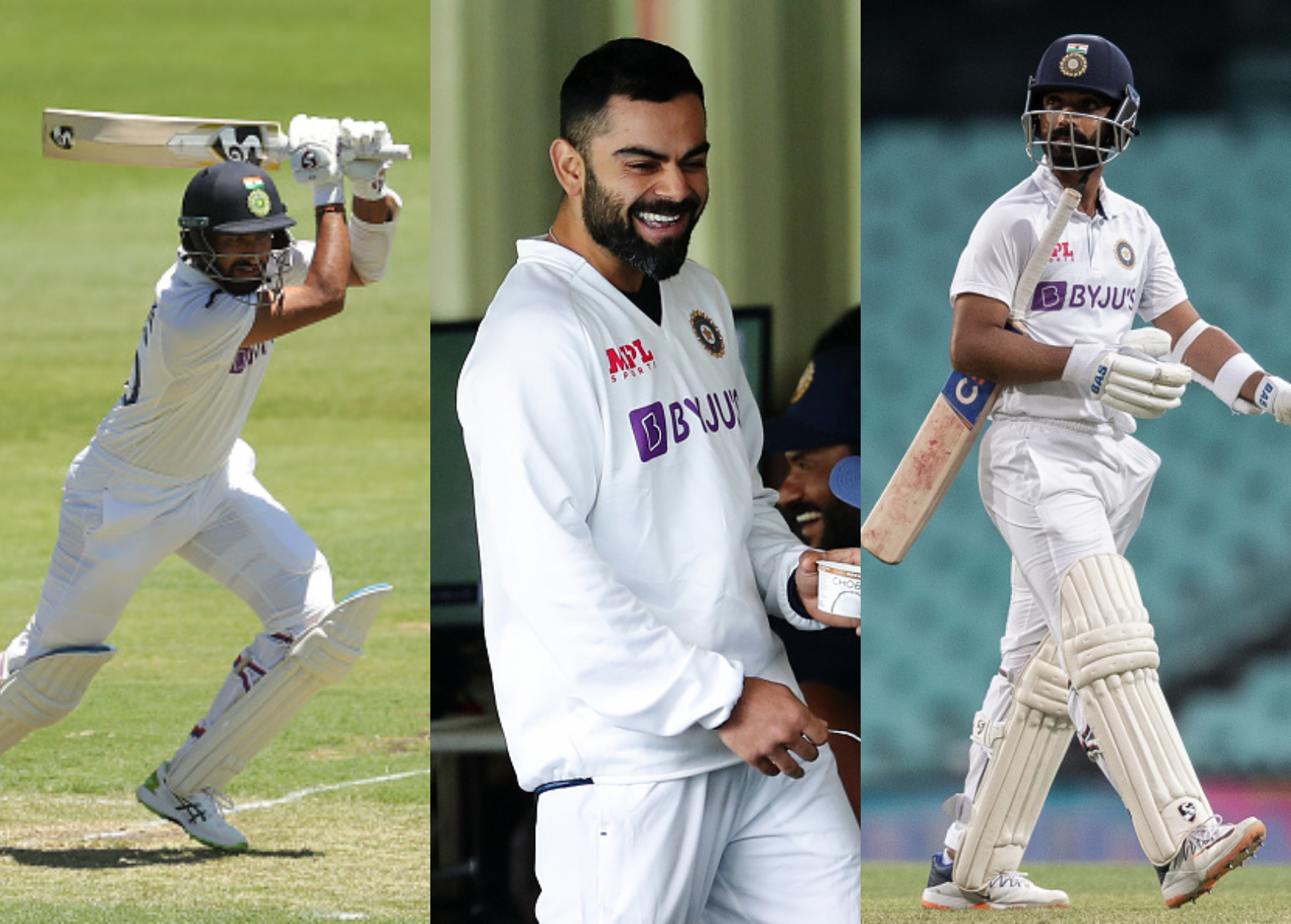 Pujara, Kohli and Rahane- the usual suspects in middle order | Getty