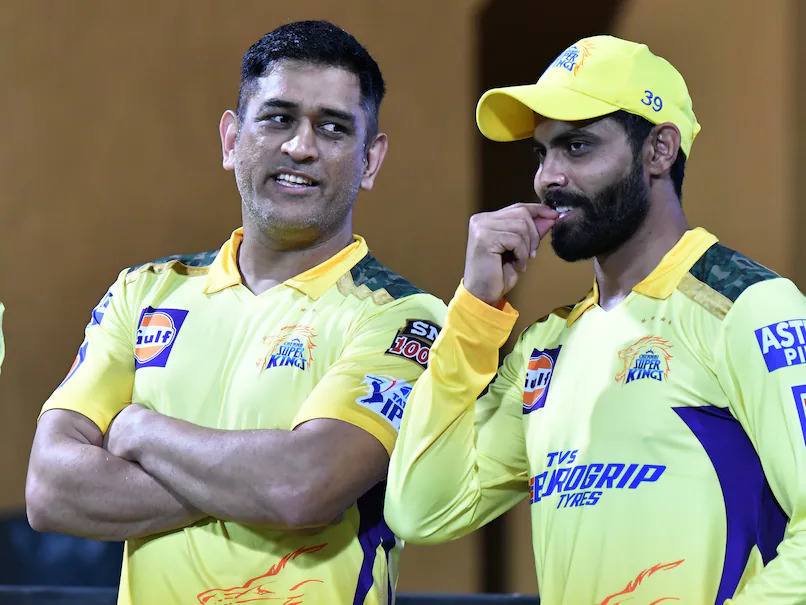 MS Dhoni and Ravindra Jadeja for CSK in IPL 2022 | CSK X