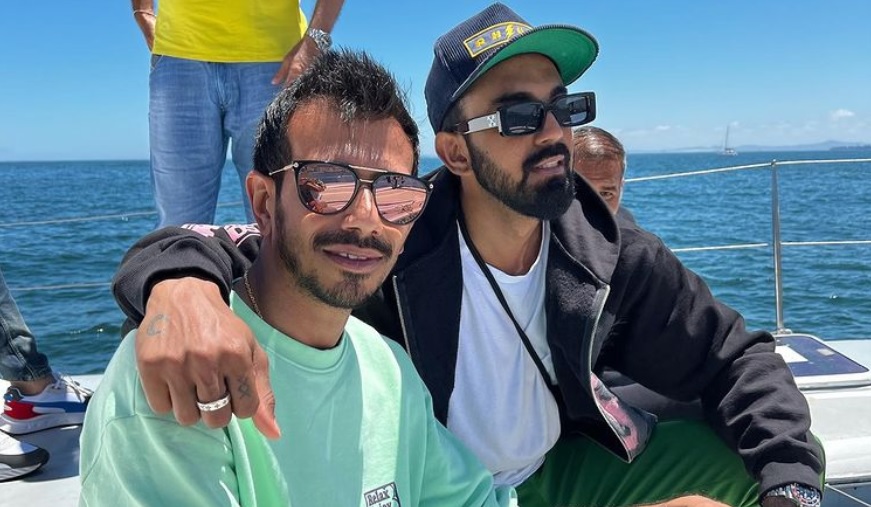 Yuzvendra Chahal and KL Rahul | Instagram