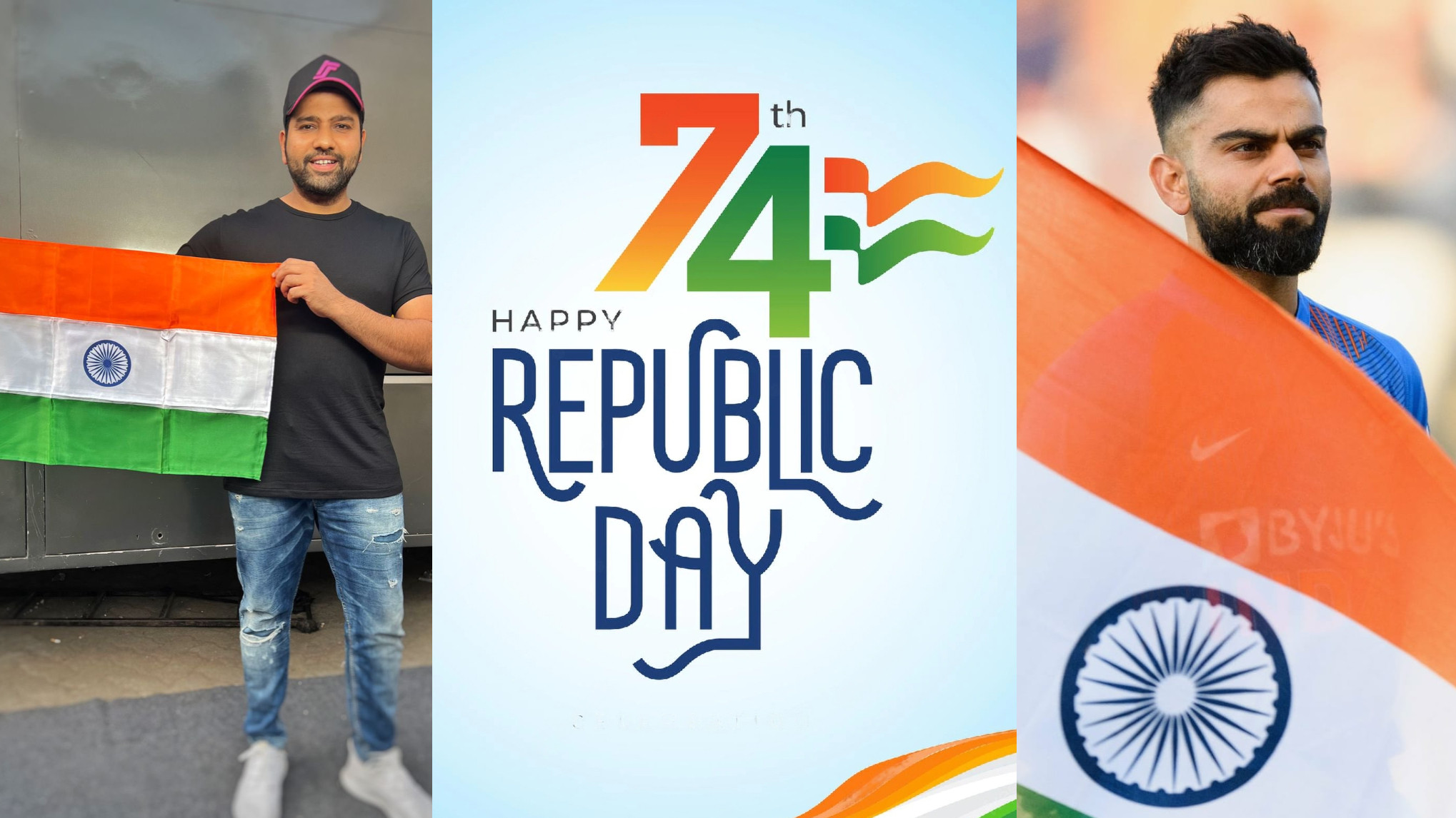 Team India sends wishes on 74th Republic Day 