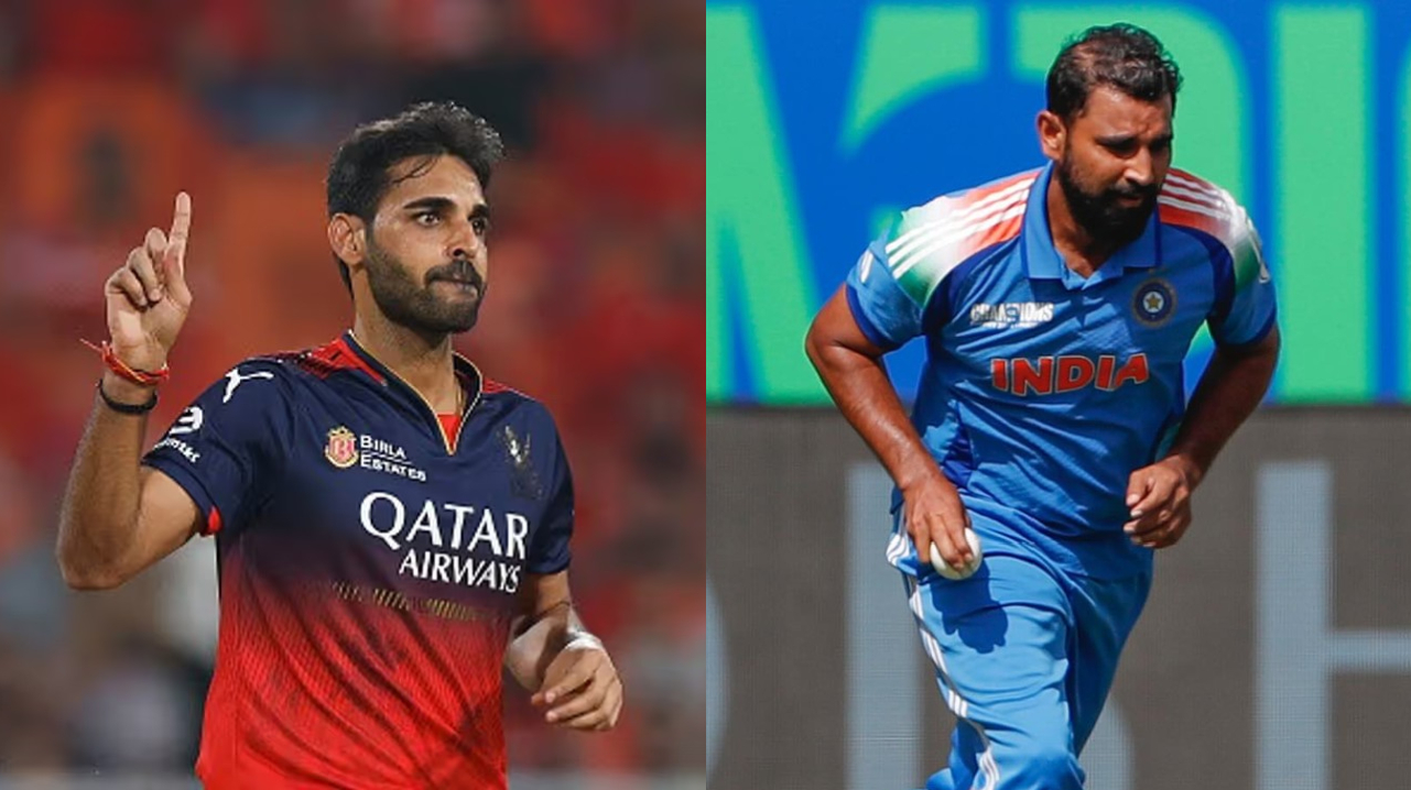 Bhuvneshwar Kumar and Mohammad Shami | BCCI-IPL/Getty