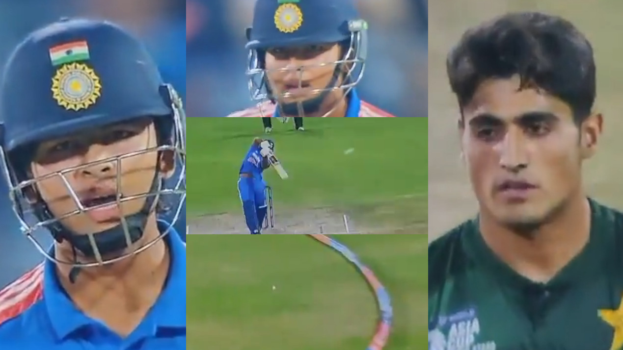 WATCH- “Ball daal na”- Vaibhav Sooryavanshi’s aggressive retort to Pak Shaheens’ Ubaid Shah; has the last laugh by hitting a 4 next ball