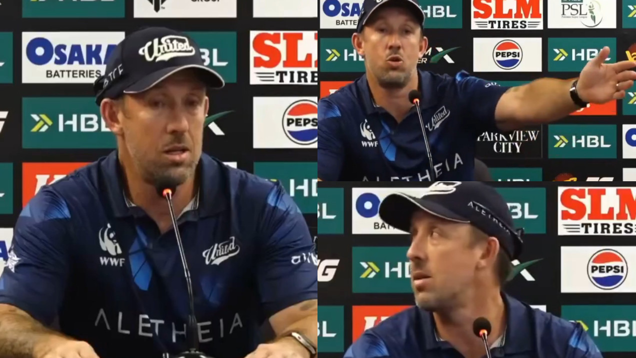 WATCH- “I don't give a s***t”- Luke Ronchi fumes at journo for cutting off female reporter mid-query in PSL 2026 presser