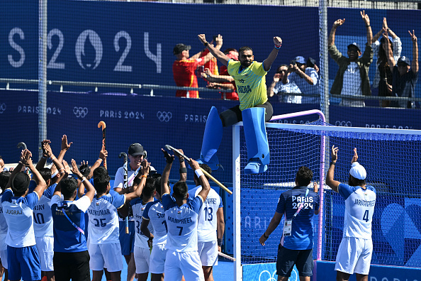 Goalkeeper PR Sreejesh retired after India's Bronze medal win | Getty