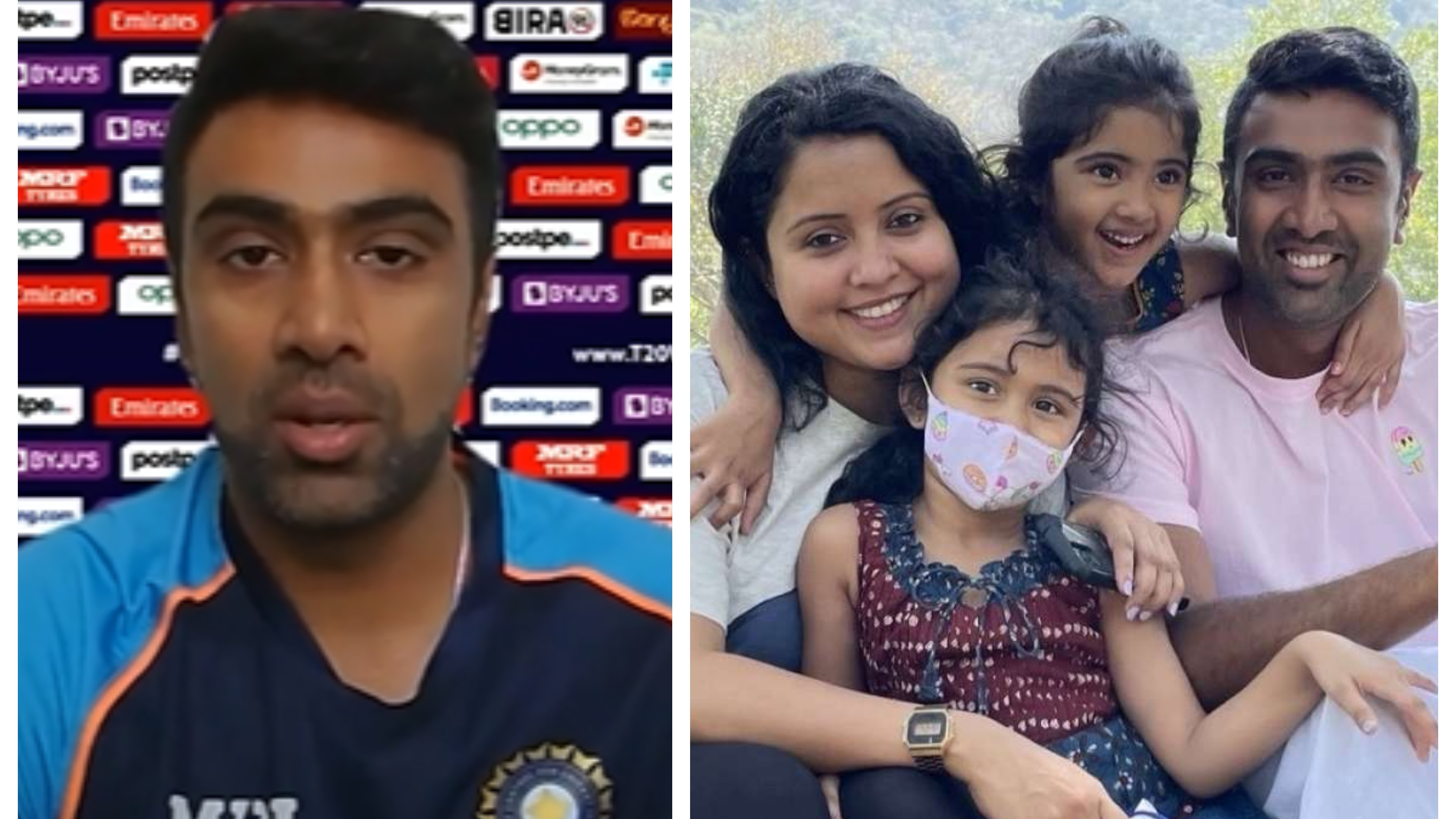 T20 World Cup 2021: “I owe a lot to my family”, R Ashwin acknowledges family support ahead of Scotland game