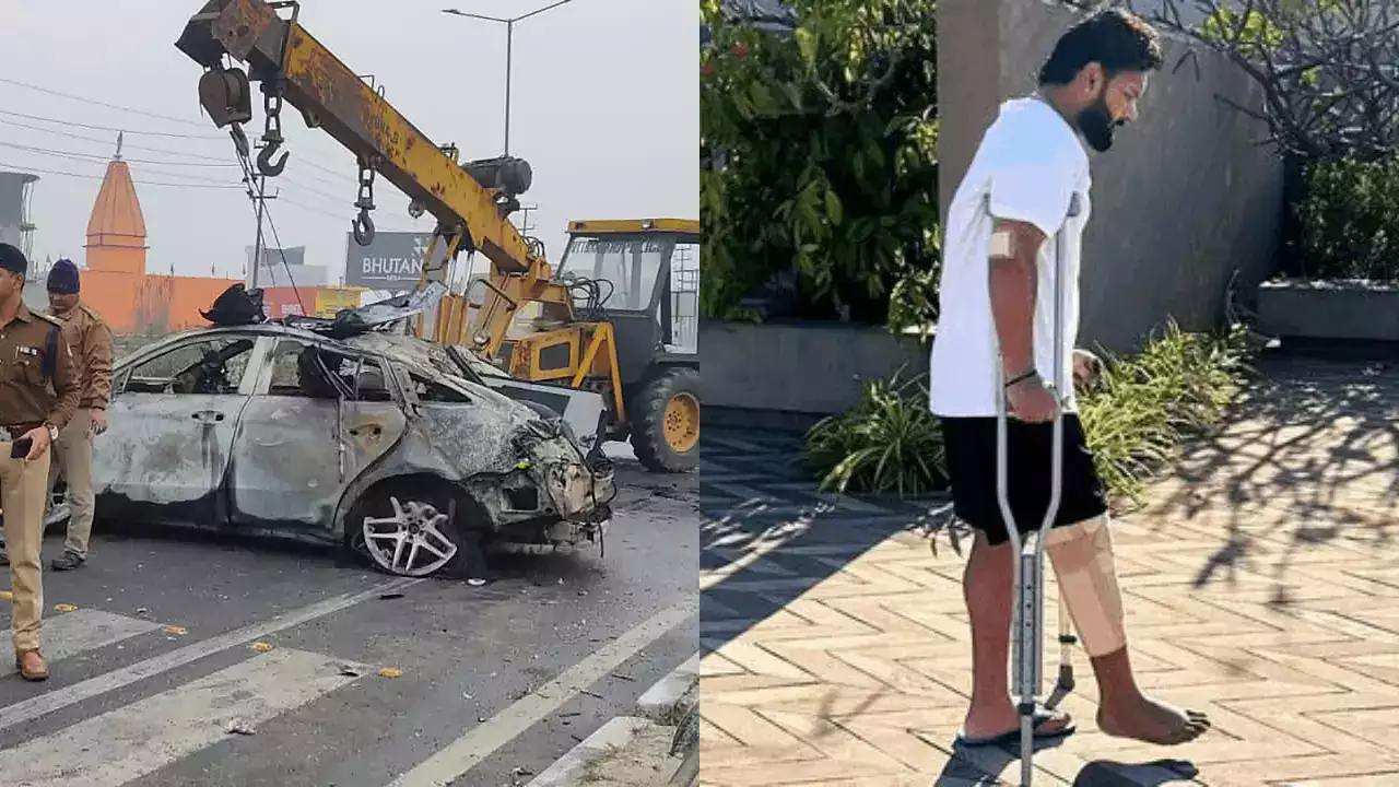 Rishabh Pant was involved in a serious car accident | X