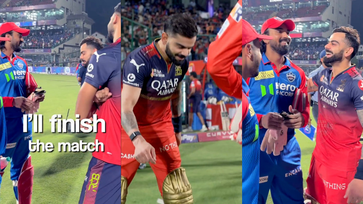 IPL 2025: WATCH- Virat Kohli reveals his plans for 'this is my ground celebration'; KL Rahul says 'accha hua out ho gaya'