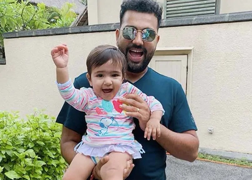 Rohit Sharma with daughter Samaira | Instagram