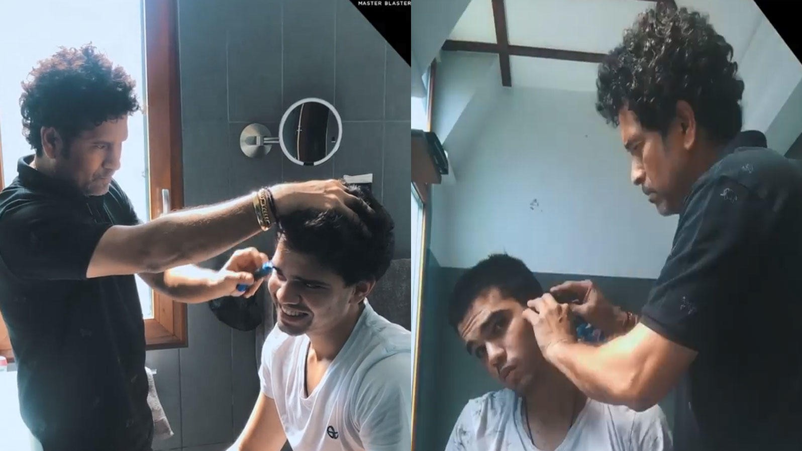 Sachin Tendulkar turns barber for son Arjun, shares video on Instagram