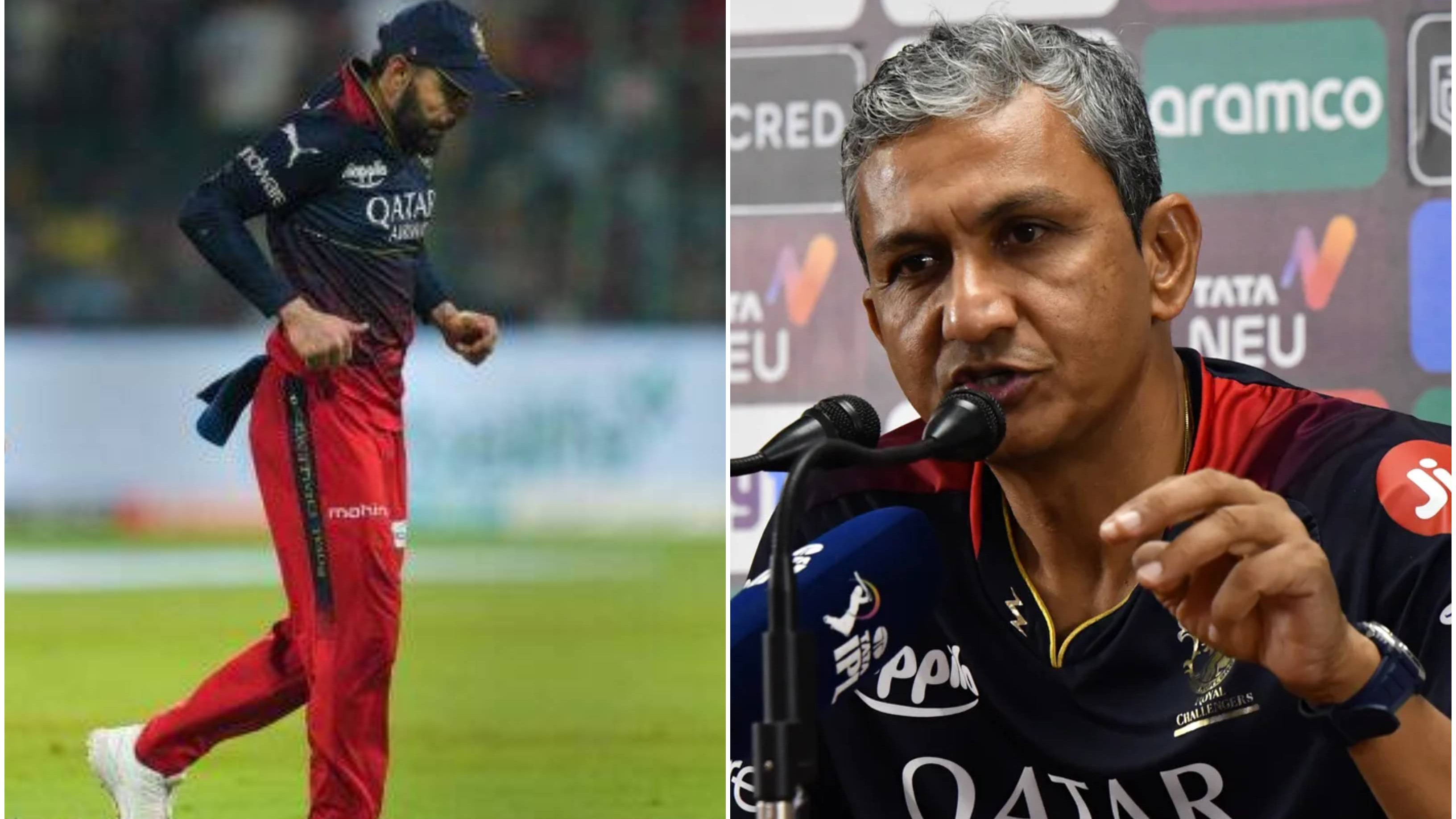 IPL 2023: “Don’t think it’s anything serious,” Sanjay Bangar provides update on Virat Kohli’s knee niggle