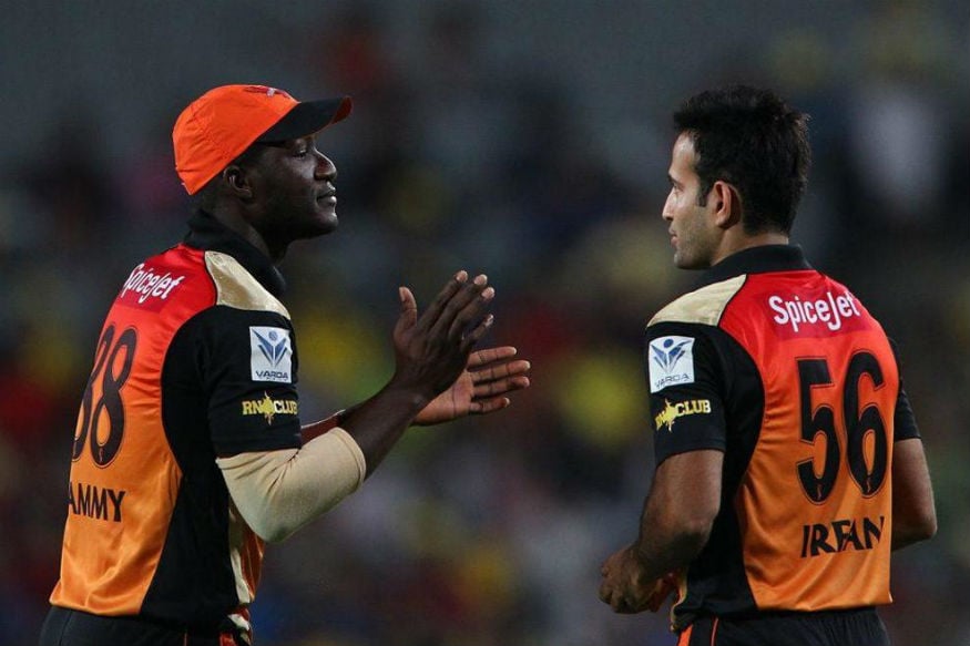 Darren Sammy and Irfan Pathan for SRH in IPL 2014