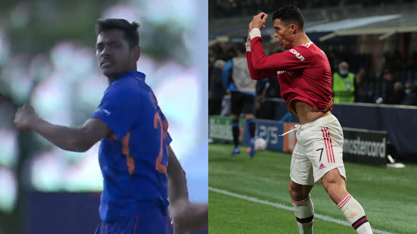 U19 CWC 2022: WATCH - Ravi Kumar unveils Ronaldo's iconic 'Siu' celebration after taking a wicket