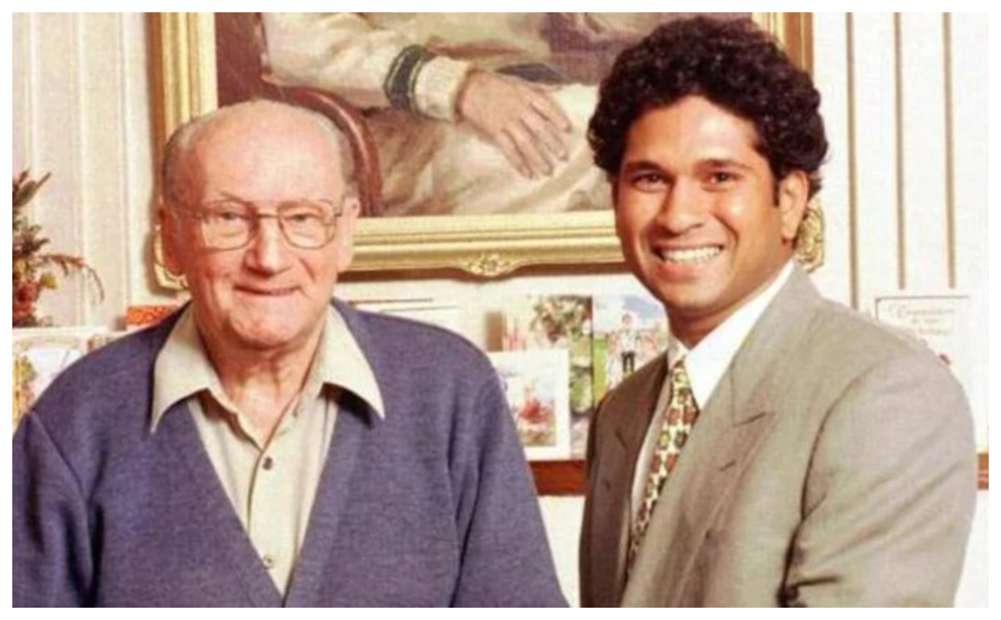 Sachin Tendulkar met Sir Don Bradman in 1998 | Twitter