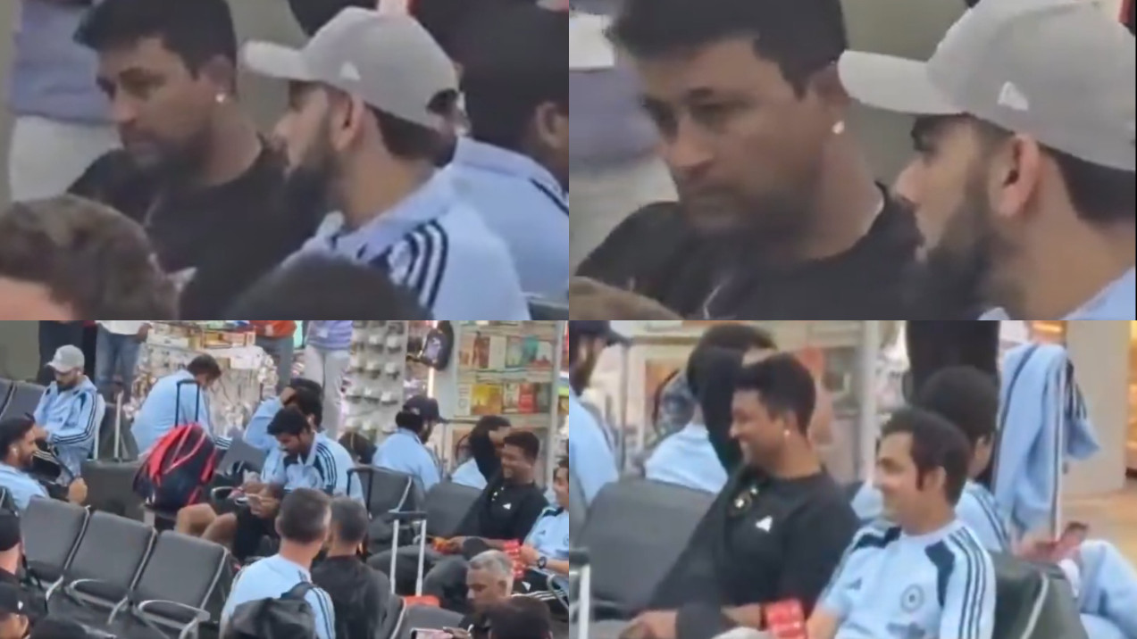 IND v SA 2025: WATCH- Virat Kohli’s serious conversation with BCCI selector Pragyan Ojha; Rohit Sharma’s jovial chat with Ojha and Gambhir