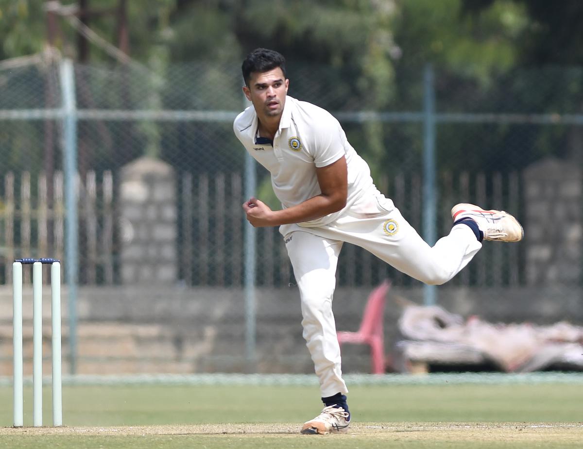 Arjun Tendulkar | Photo- BHAGYA PRAKASH K/The Hindu