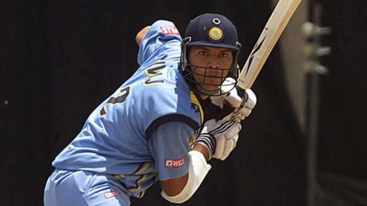 Yuvraj Singh on his debut in 2000