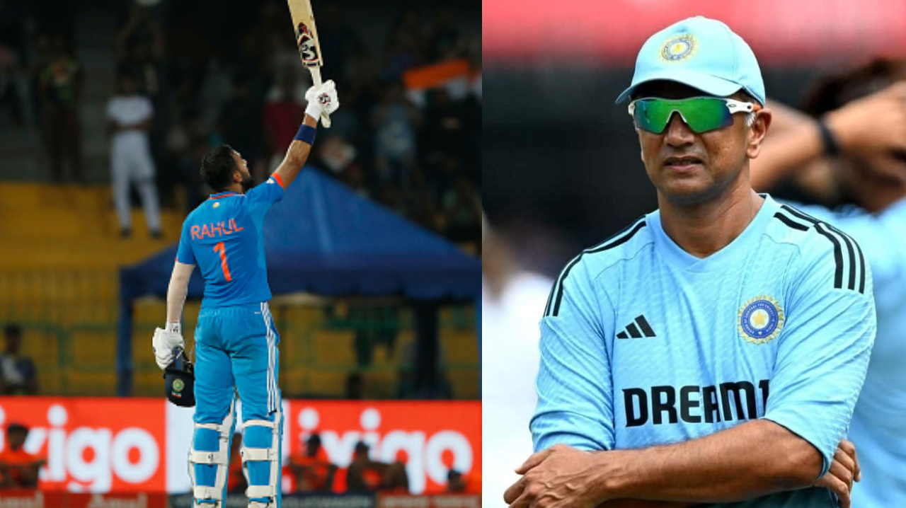 Rahul Dravid scolded KL Rahul for celebrating with his back to dressing room | Getty