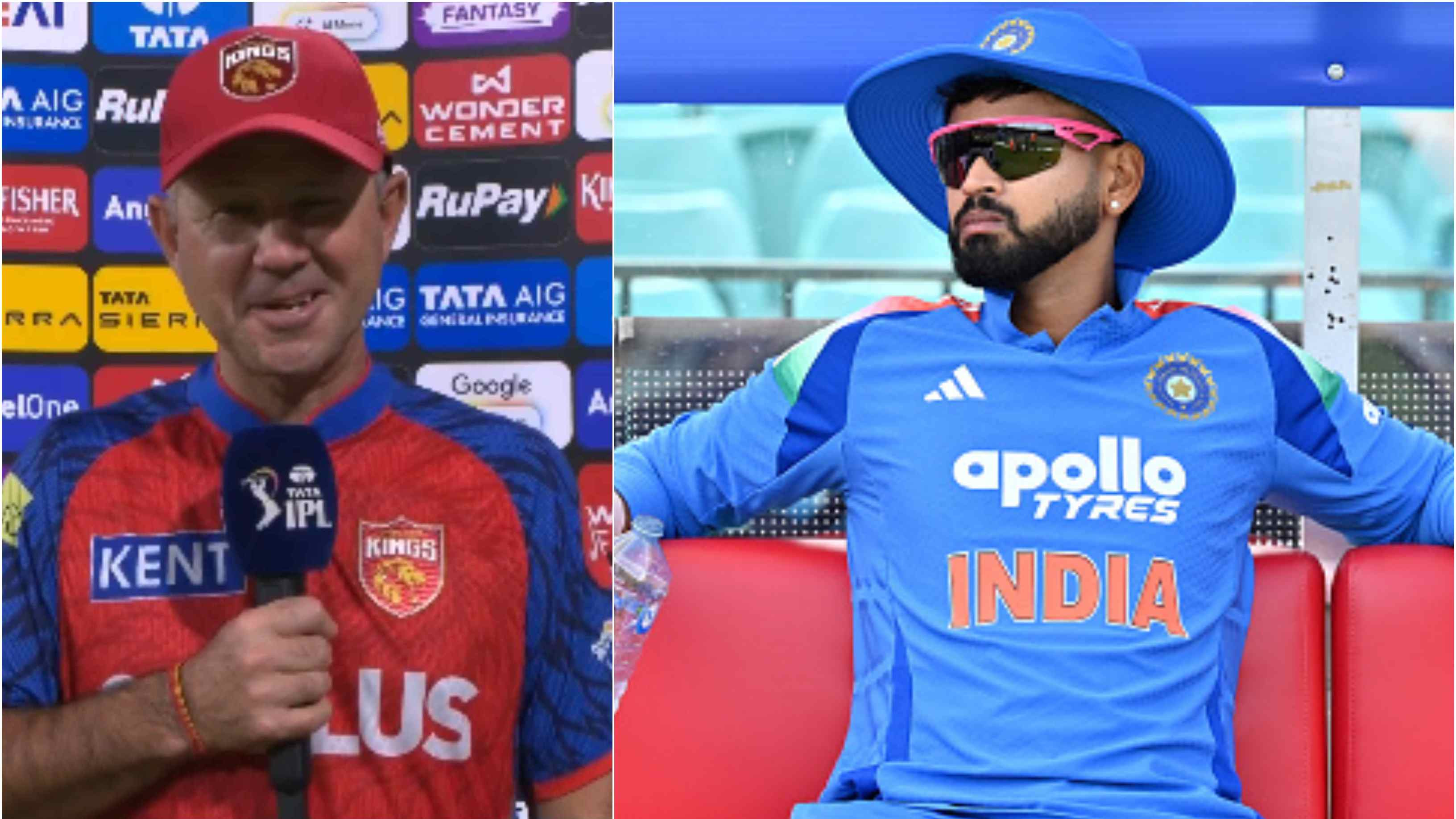 “Great recognition of what he's done,” Ricky Ponting reacts to Shreyas Iyer's appointment as India’s new T20I skipper