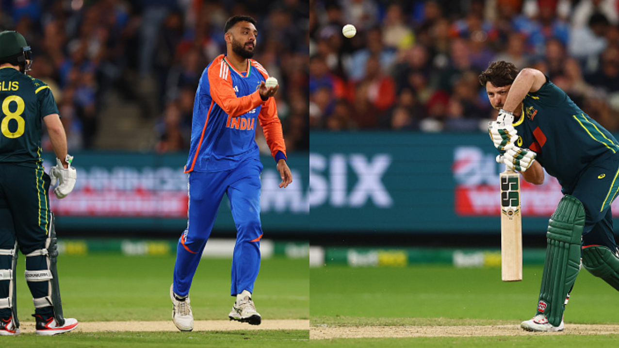 Varun played mind games with Tim David and dismissed him for one run |  Getty