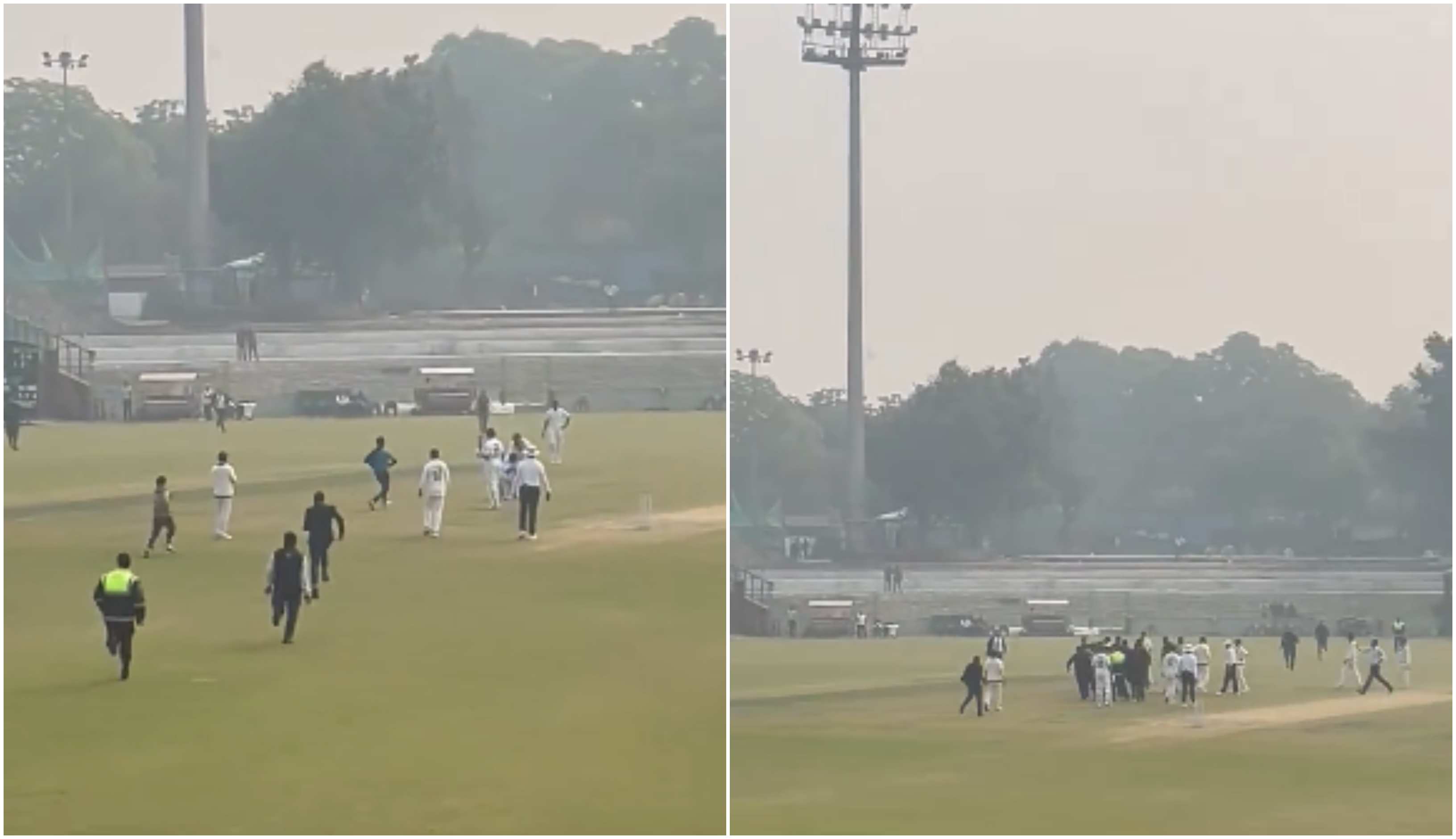 Three fans invaded pitch to meet Virat Kohli | Screengrab