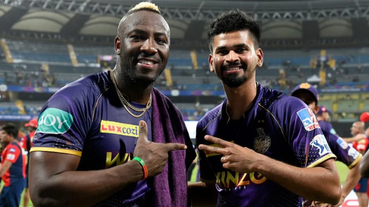 Andre Russell and Shreyas Iyer | KKR X