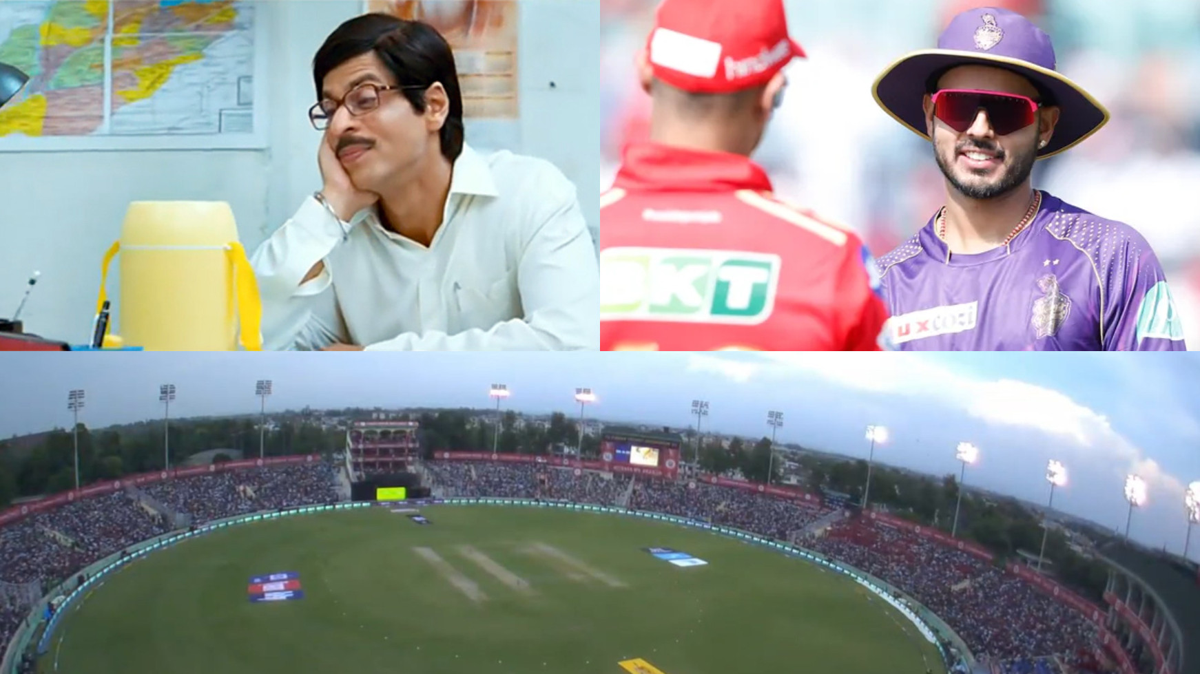 IPL 2023: KKR use Shah Rukh Khan clip as floodlight malfunction delays chase; Twitterverse have fun