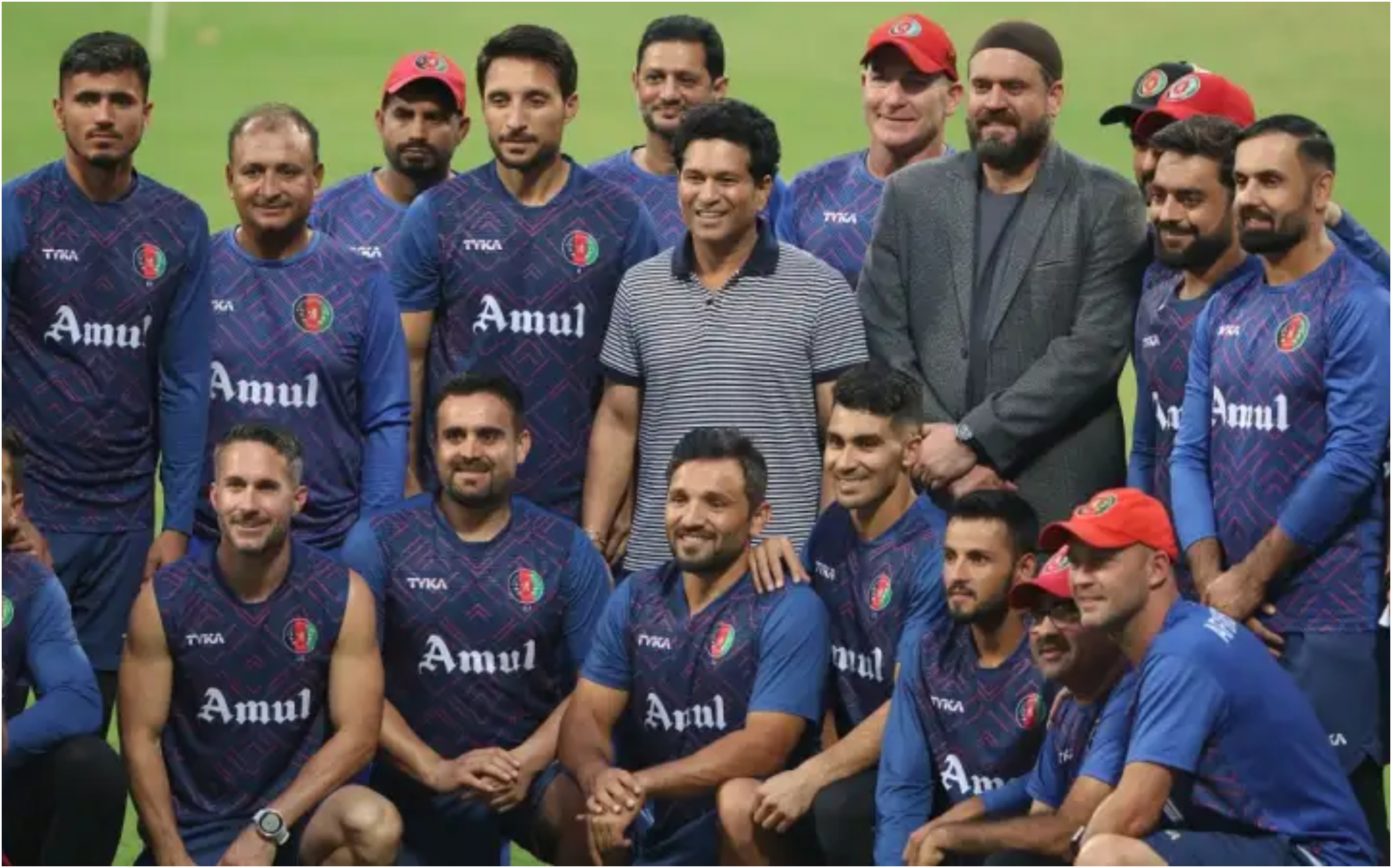 Sachin Tendulkar addressed the Afghanistan players at the Wankhede Stadium | ICC