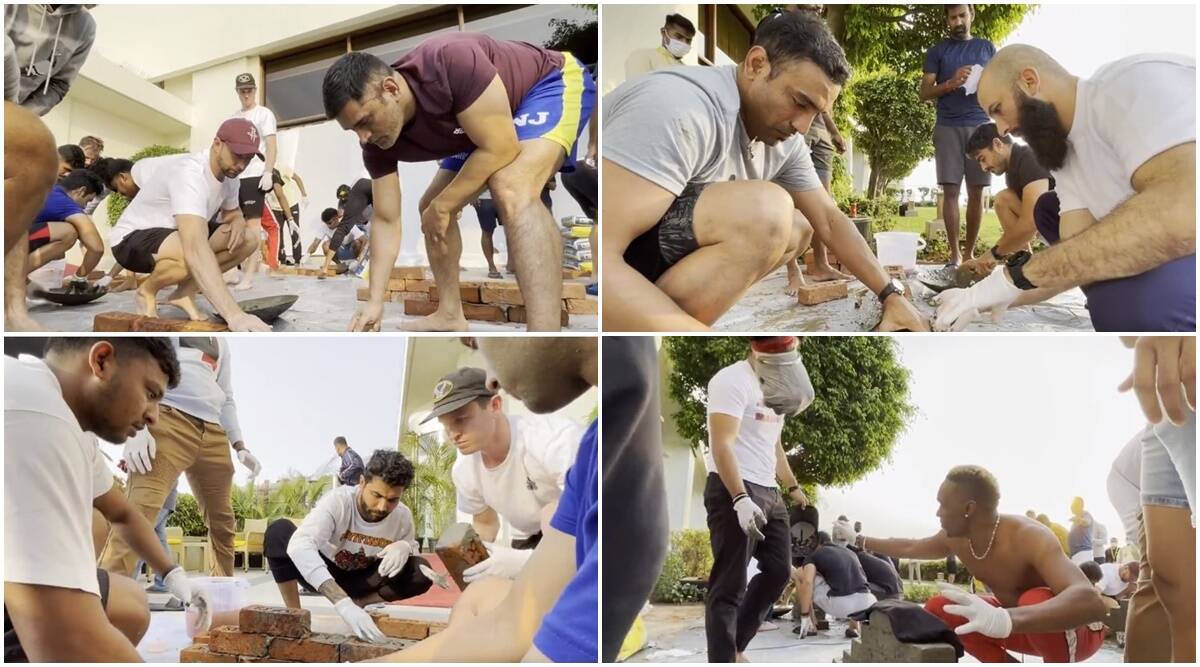 CSK players participated in team-building exercises| Twitter/CSK