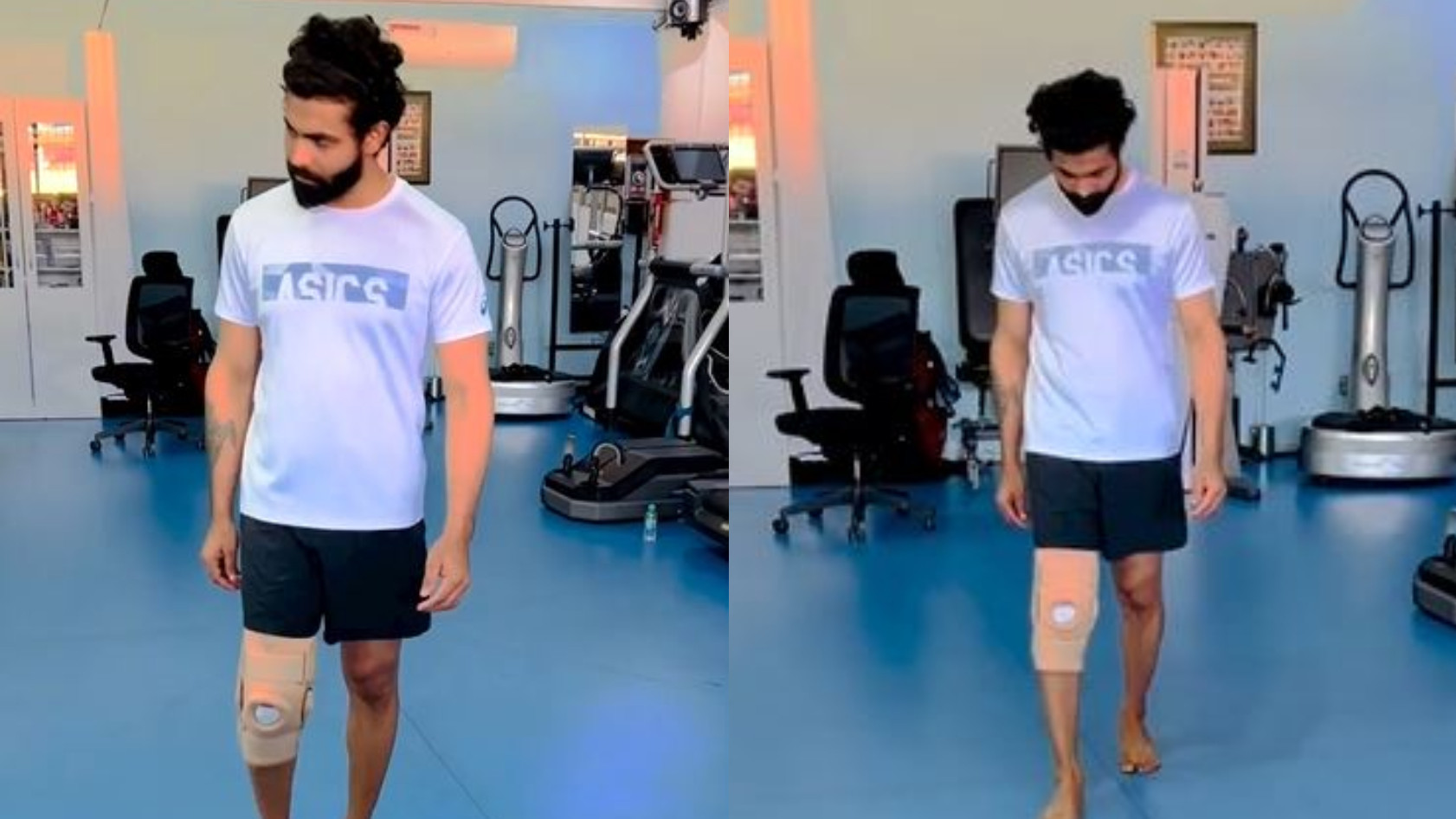 WATCH- Ravindra Jadeja shares video of his recovery progress; begins walking without support