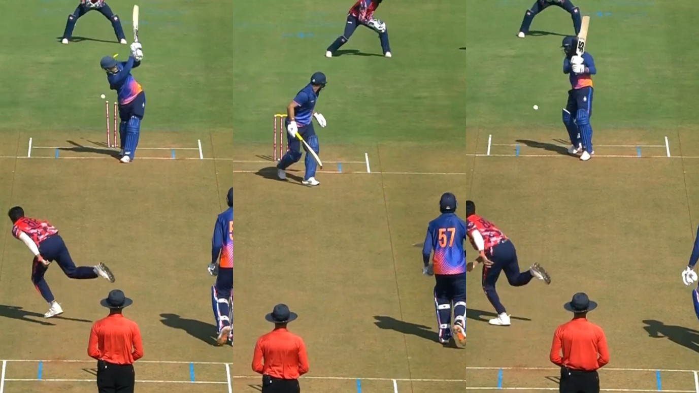 SMAT 2025: WATCH- Nitish Kumar Reddy takes amazing hat-trick for Andhra against Madhya Pradesh