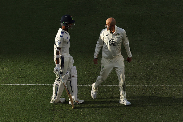 Nathan Lyon and Yashasvi Jaiswal | Getty