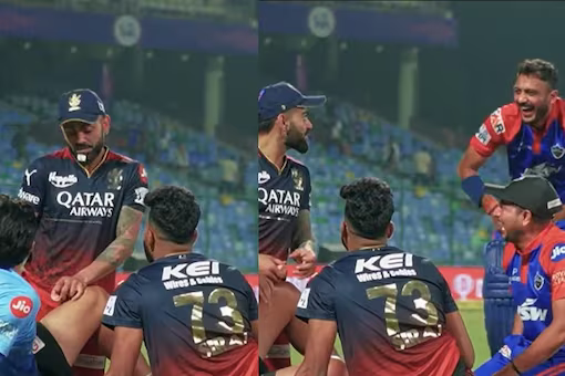 Akshar laughed out loud after Ishant's prank on Kohli | IPL Twitter