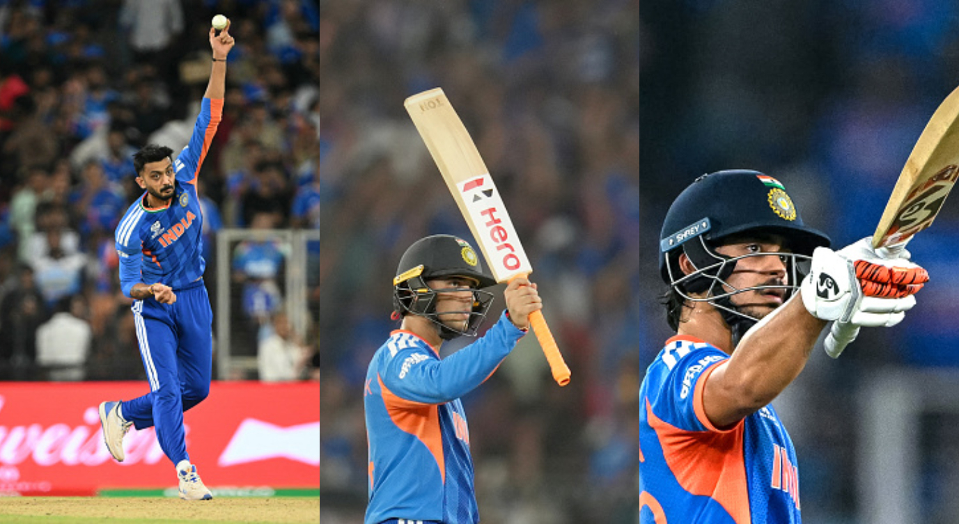 Axar Patel, Abhishek Sharma and Ishan Kishan | Getty