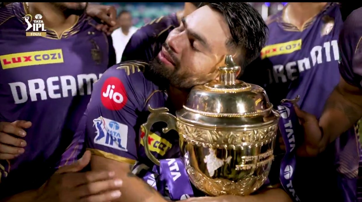 Rinku Singh won his first IPL title with KKR after seven years | X